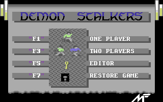 Demon Stalkers screenshot 3 for Commodore 64